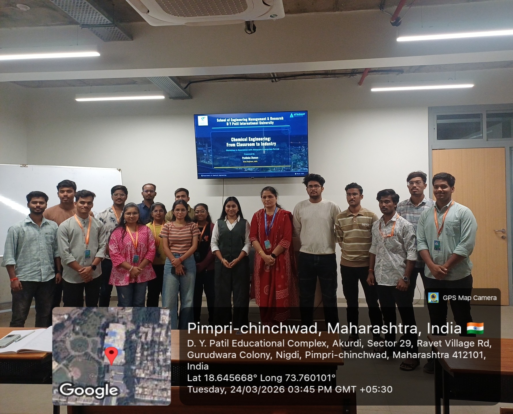 Workshop on “Process Design: Chemical Engineering from Classroom to Industry” in association with Attaquant Enterprises Pvt. Ltd., Pune