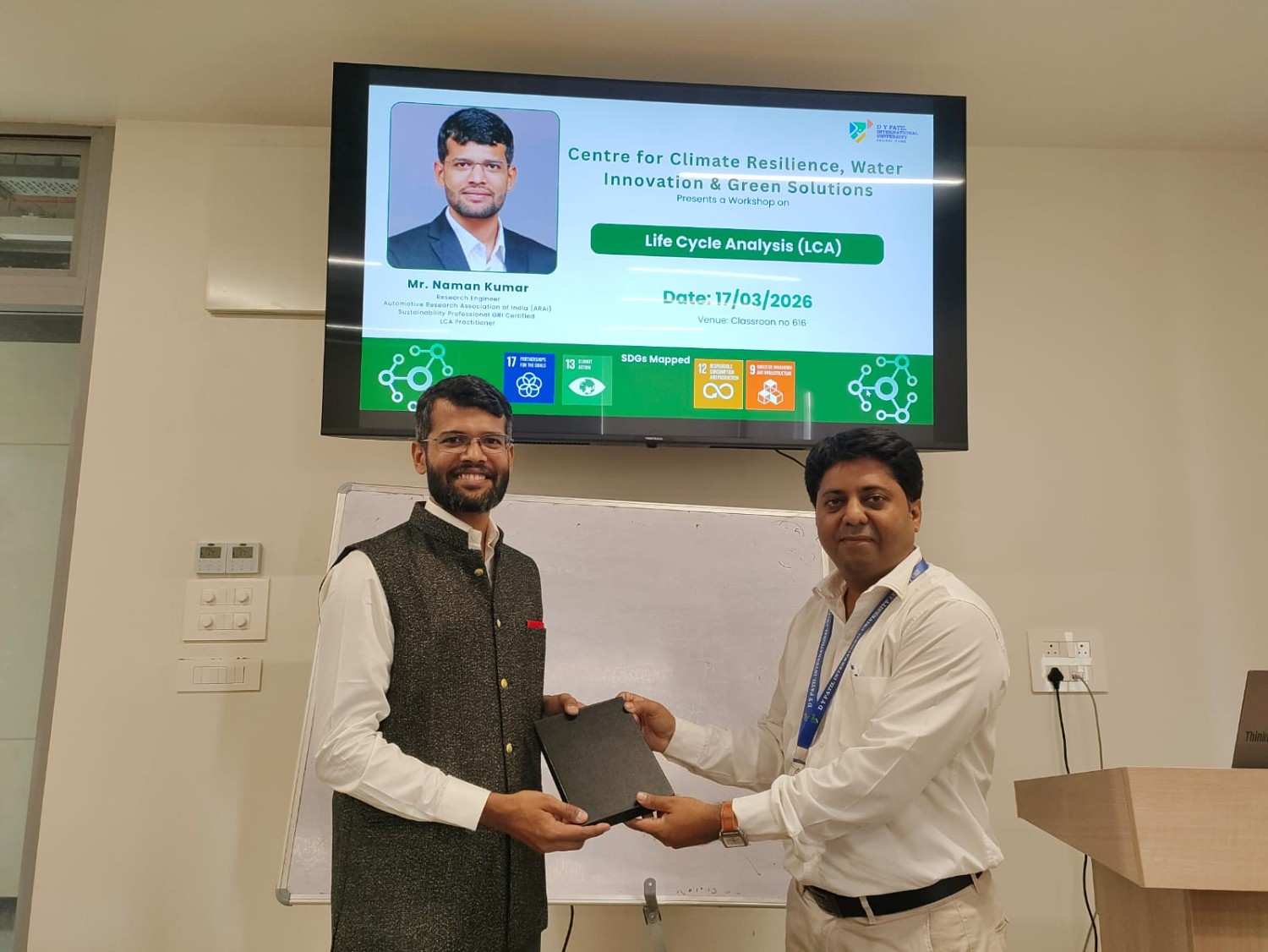 DYPIU organized a one day workshop on “Life Cycle Assessment (LCA)" - Photo 1